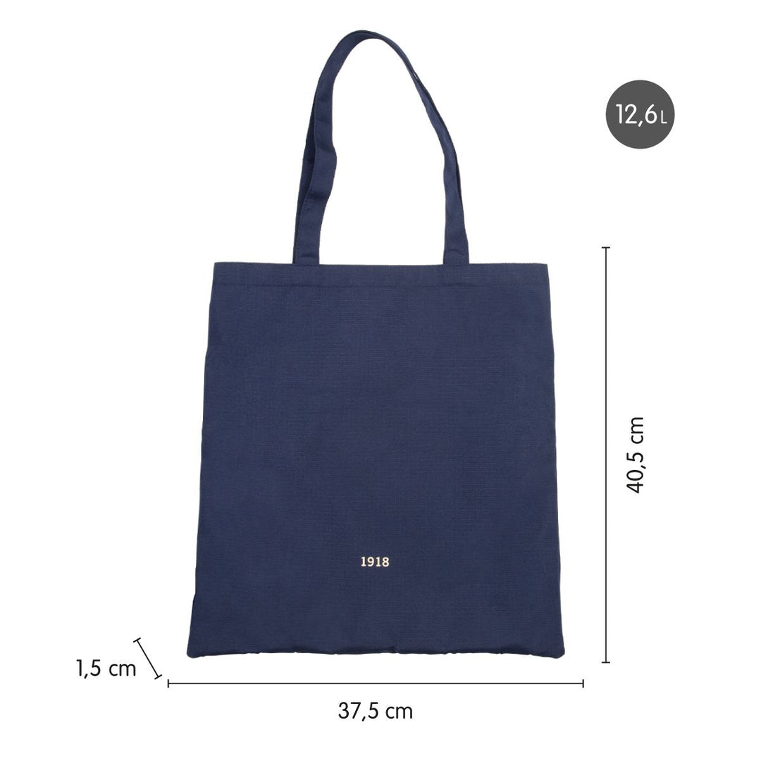 Bolsa tote bag colección 430 since 1918 - Azul marino