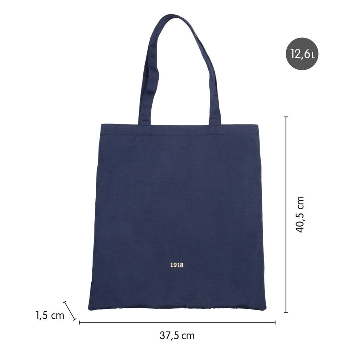 Bolsa tote bag colección 430 since 1918 - Azul marino