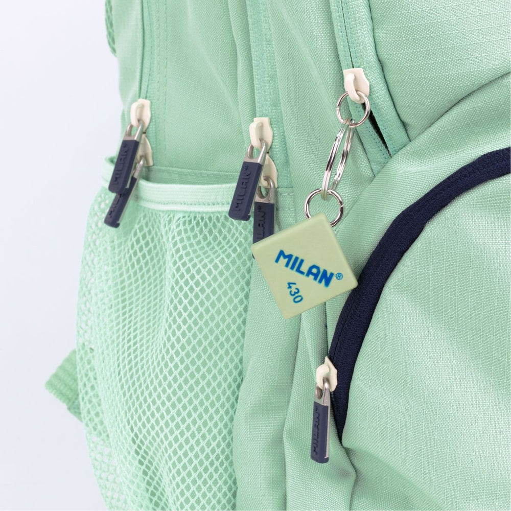 Mochila escolar 4 cremalleras (25 L) colección 430 since 1918, verde