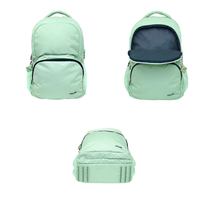 Mochila escolar 4 cremalleras (25 L) colección 430 since 1918, verde