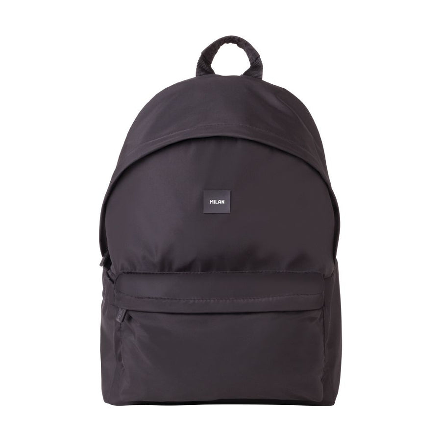 Mochila escolar clásica 2 cremalleras (22 L) serie Shadow, negro