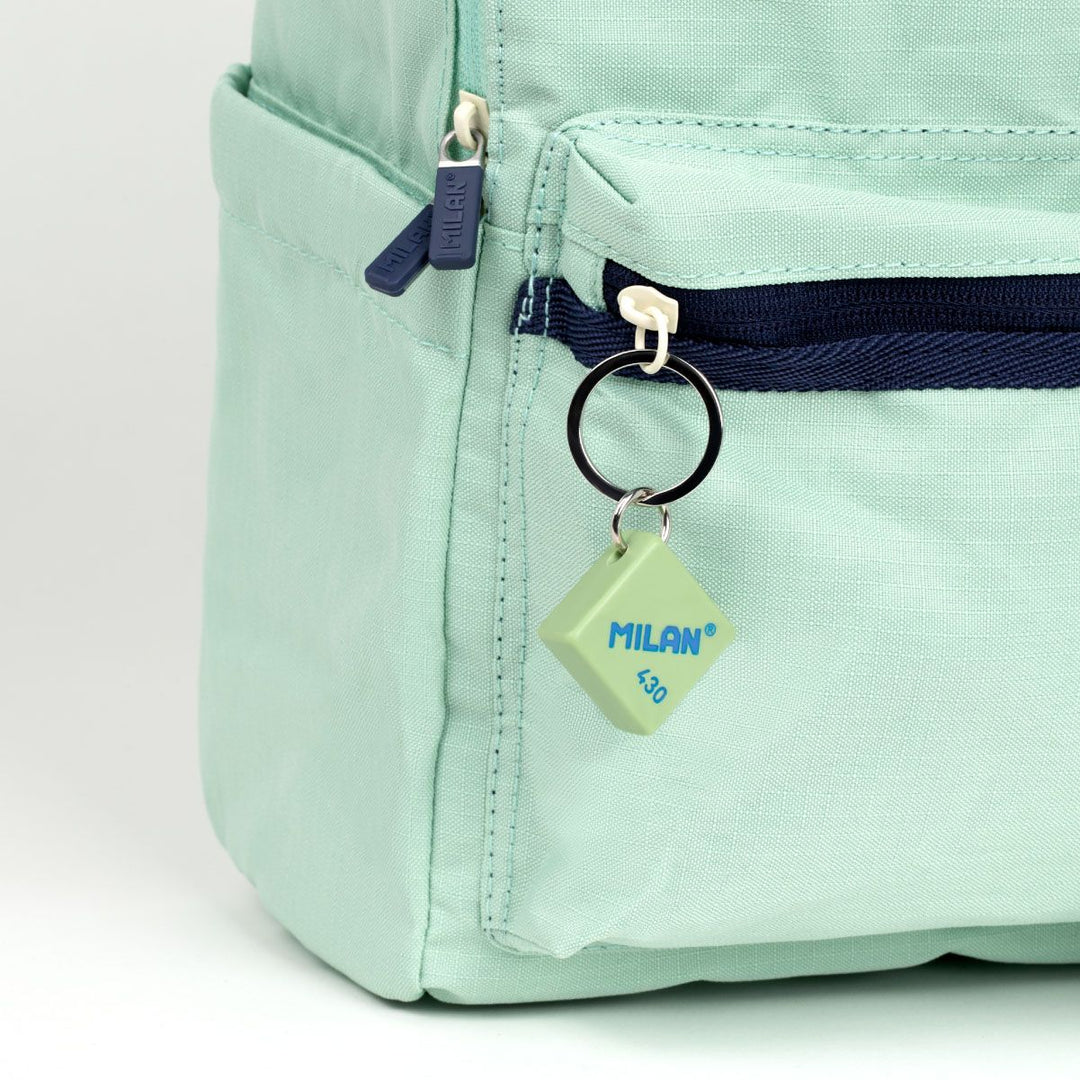 Mochila urbana clásica 2 cremalleras (22 L) colección 430 since 1918, verde