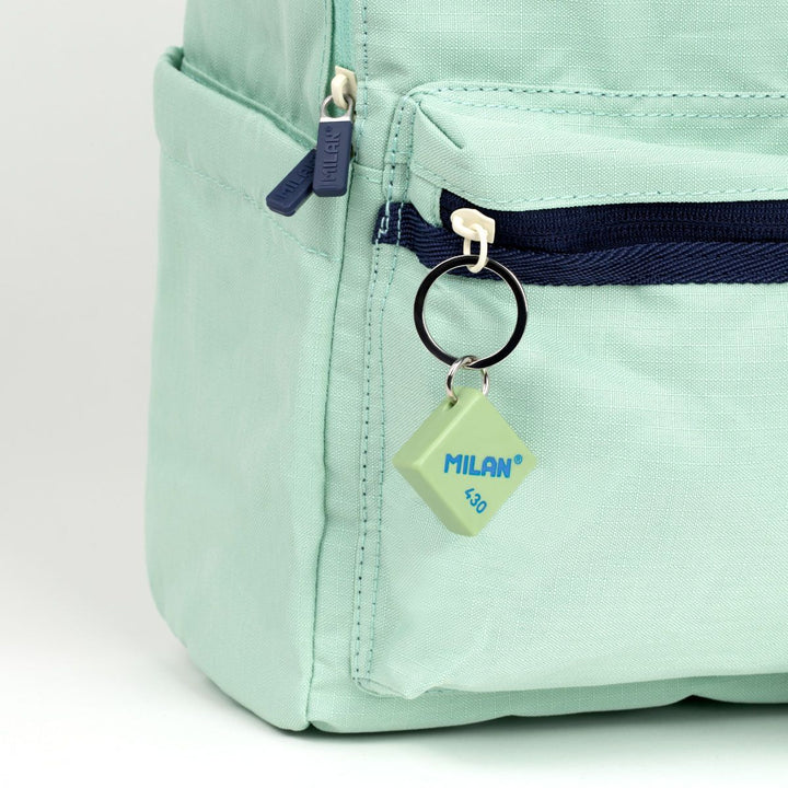 Mochila urbana clásica 2 cremalleras (22 L) colección 430 since 1918, verde