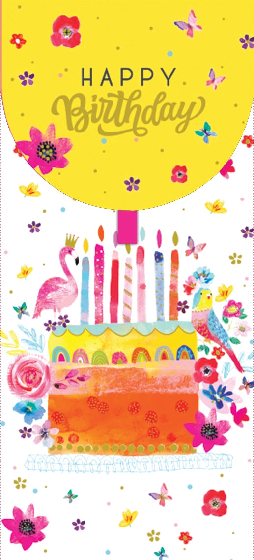 Sobre Money card pastel Happy Birthday