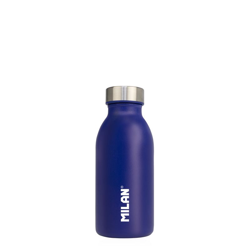 Botella isotérmica de acero inoxidable 0,35 L serie Acid, azul