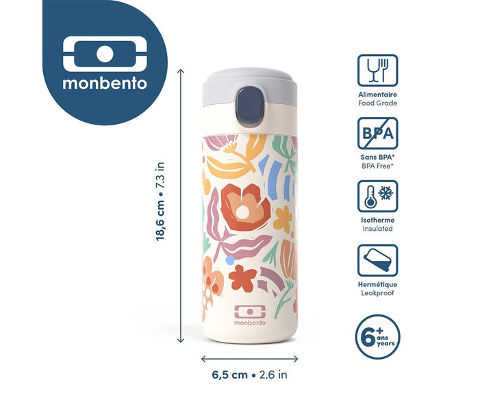 Botella Pop Paper Cut 360ml