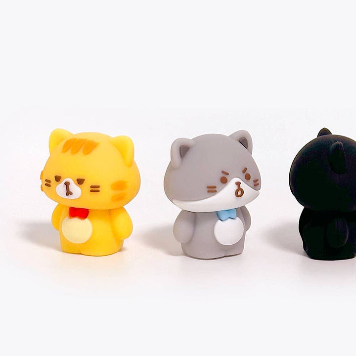 Sacapuntas de silicona 3D Cat Figure