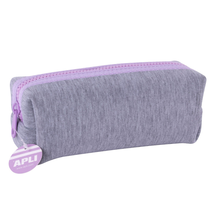 Estuche de neopreno urban collection cremallera lila
