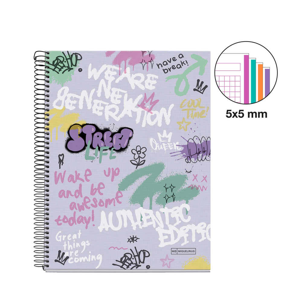 Cuaderno NB4 A4 120 CLA 70G Wake up