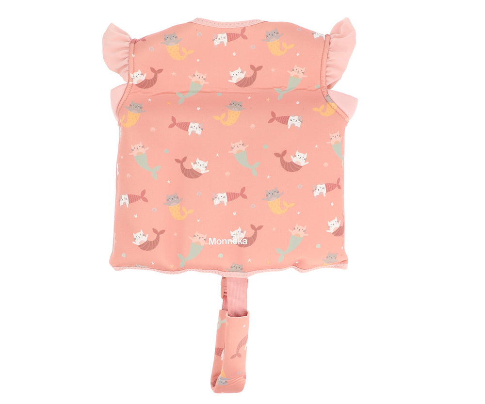 Chaleco Flotador Aprendizaje Mermaid Cats 3 a 6 años