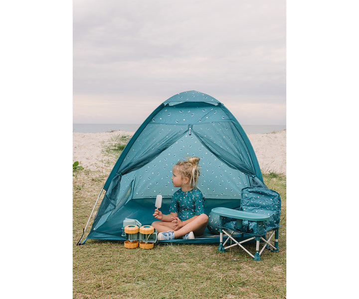 Set de juguetes de playa Whale Teal