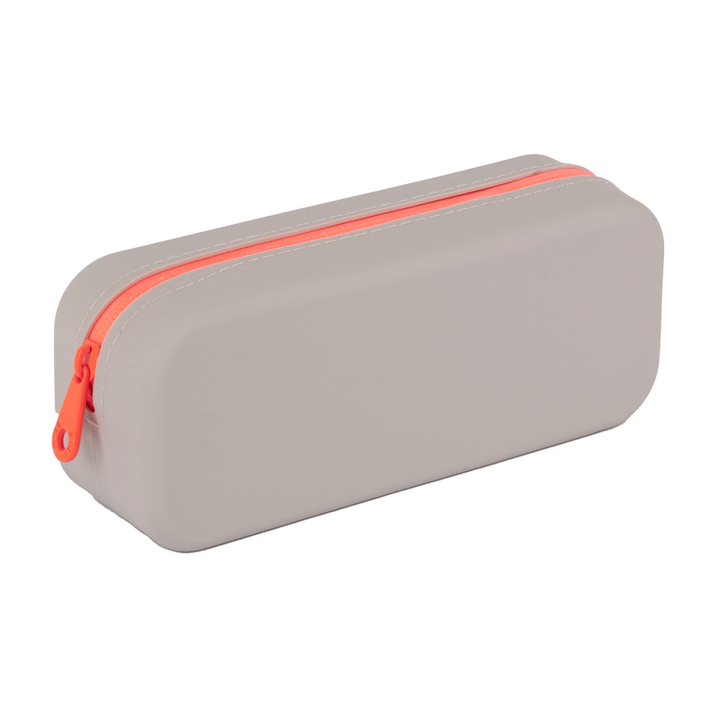 Estuche de silicona Neón rectangular gris