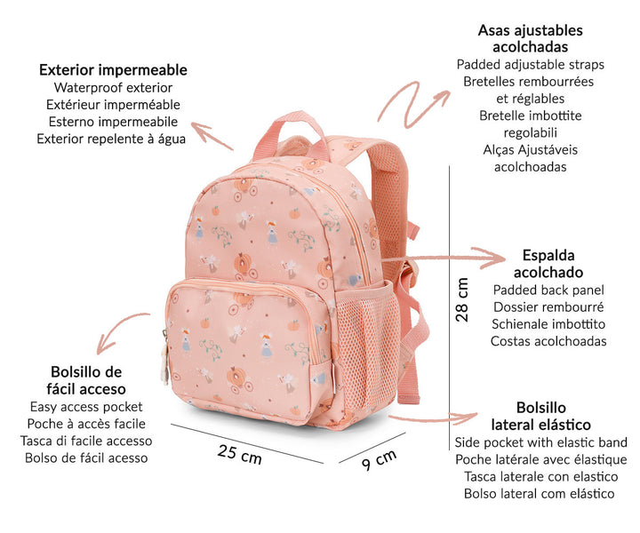 Mochila Infantil Mouse Fairies Personalizable
