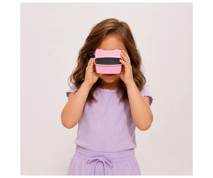 Visor 3D retro - Rosa