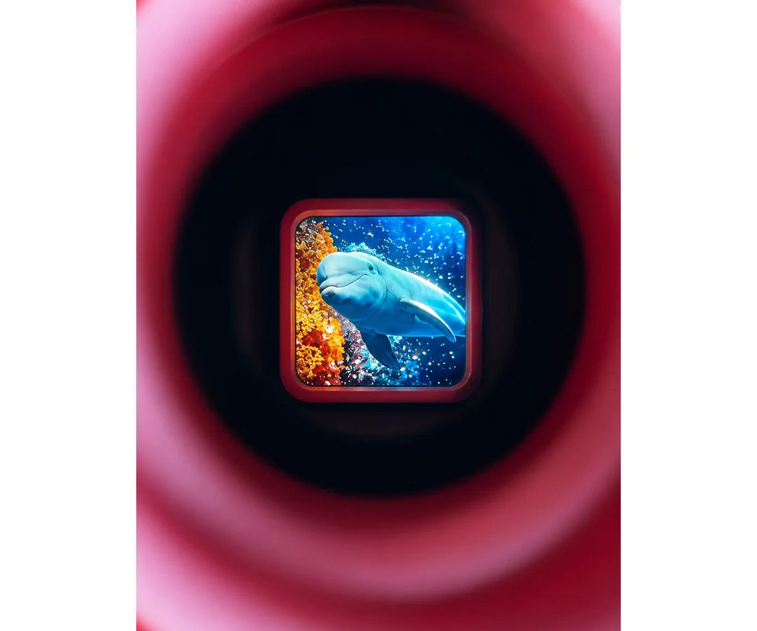 Visor 3D retro - Rosa