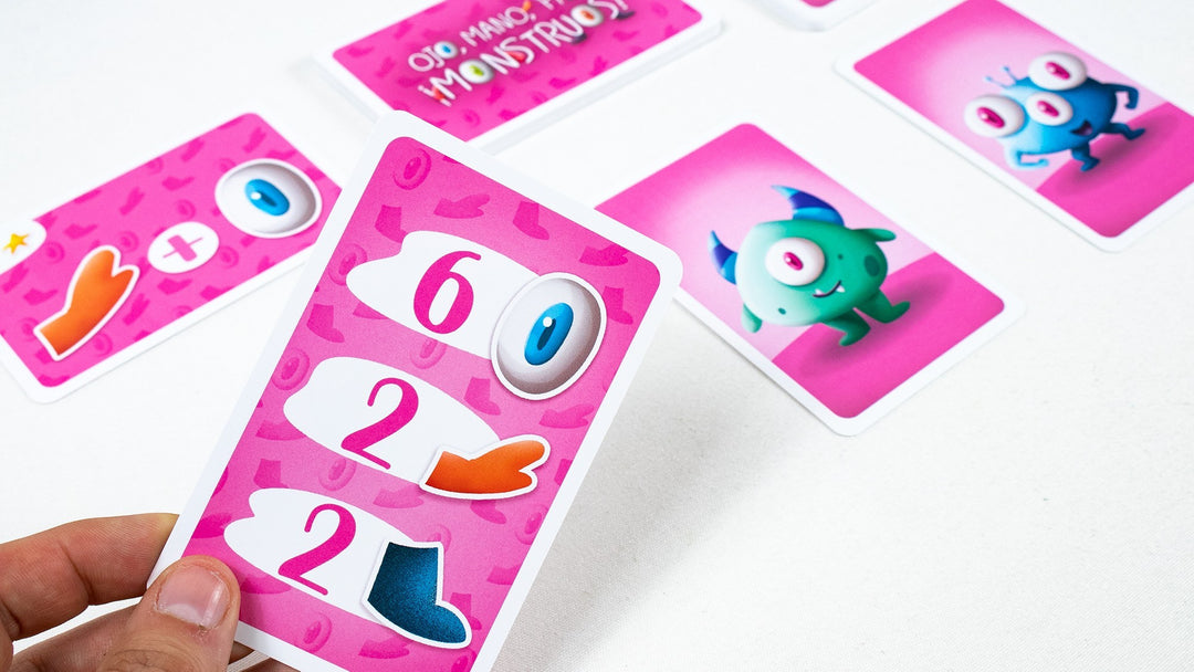 Ojo, mano, pata ¡Monstruos!