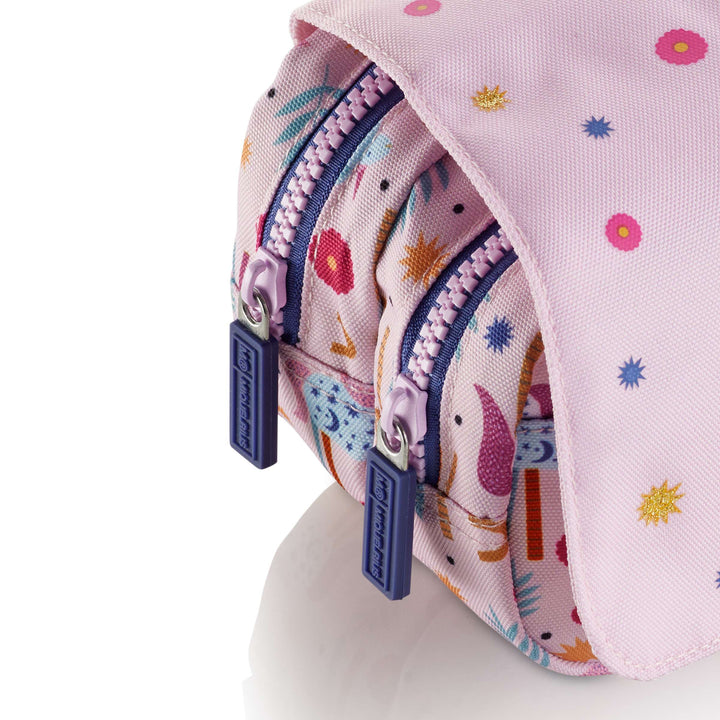 Portatodo Doble Con Tapa Recicl. Unicorn