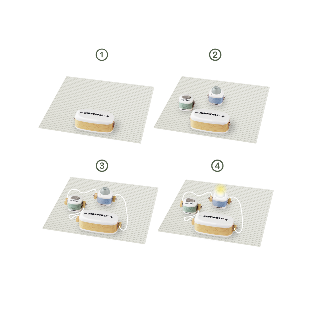 Kidyelec - Mi Primer Kit Eléctrico - Iniciación 11 piezas