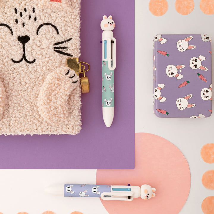 Bolígrafos 6 Colores Back2Fun - Bunny