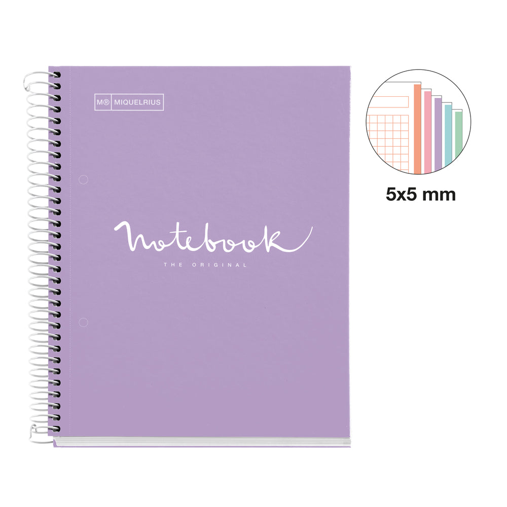 Cuaderno NB5 A5 120 CLA 90G Emotions Lavanda