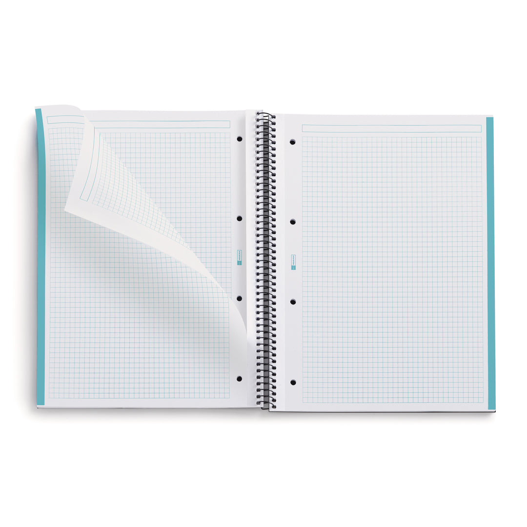  Cuaderno Reciclada A4 Cuadrícula 80 Hojas Emotions Miquelrius Azul