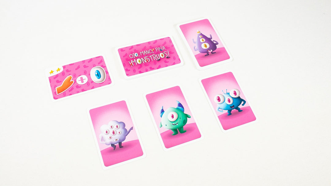 Ojo, mano, pata ¡Monstruos!