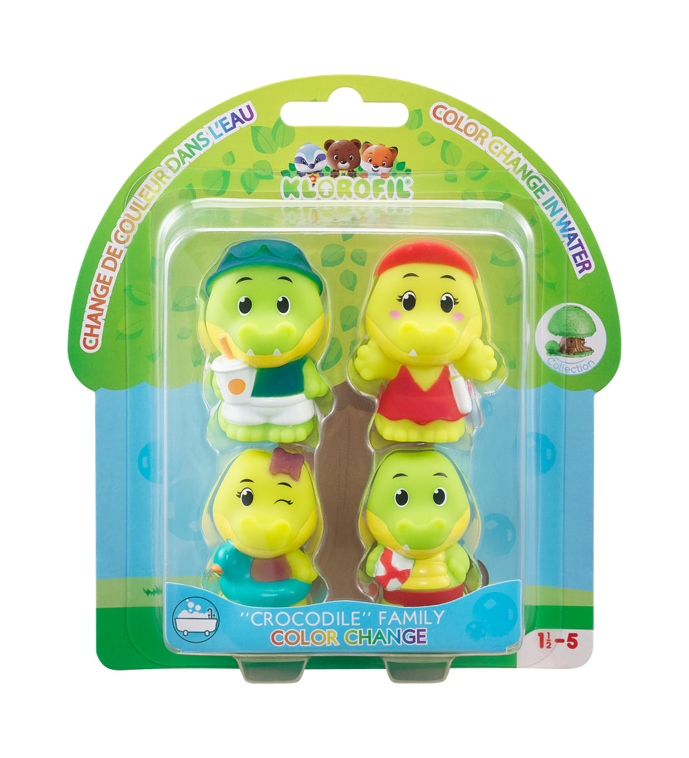 Familia Cocodrilo (4 personajes)