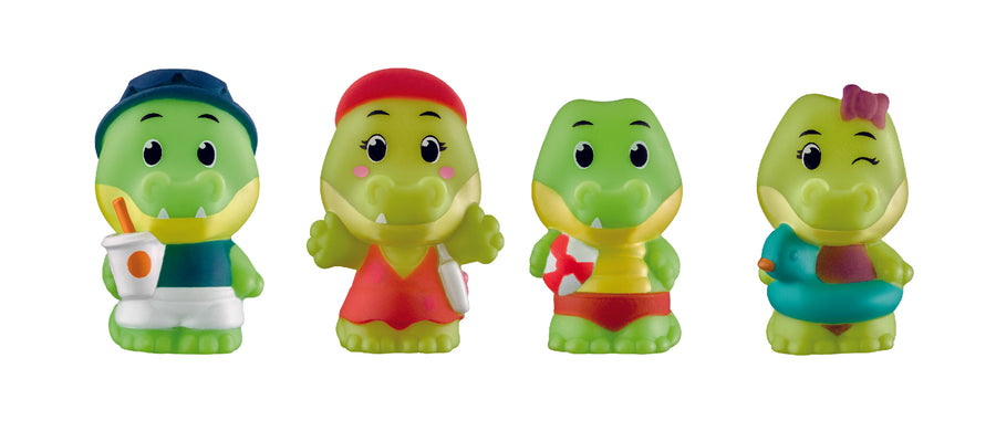 Familia Cocodrilo (4 personajes)