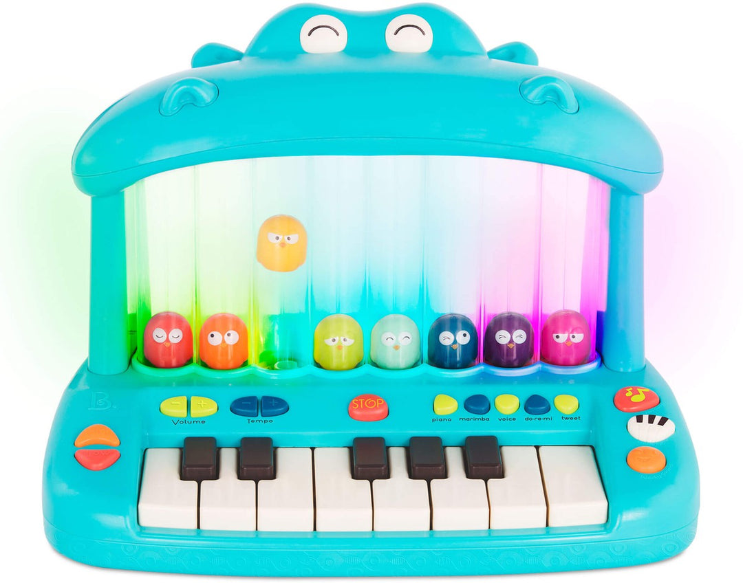 Hippo Pop Piano electronico luces y sonidos