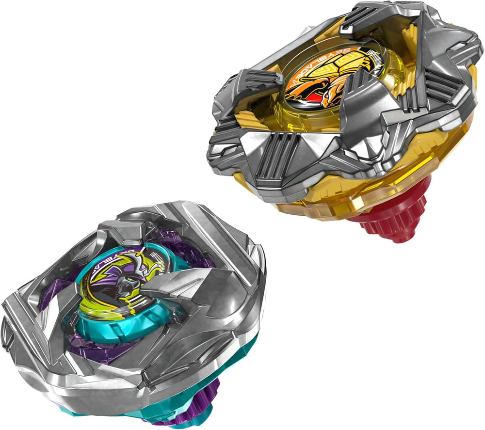 Beyblade X, Pack Doble Calibur Samurai 6-70M Bx y Obsidian Shell 3-85S Bx