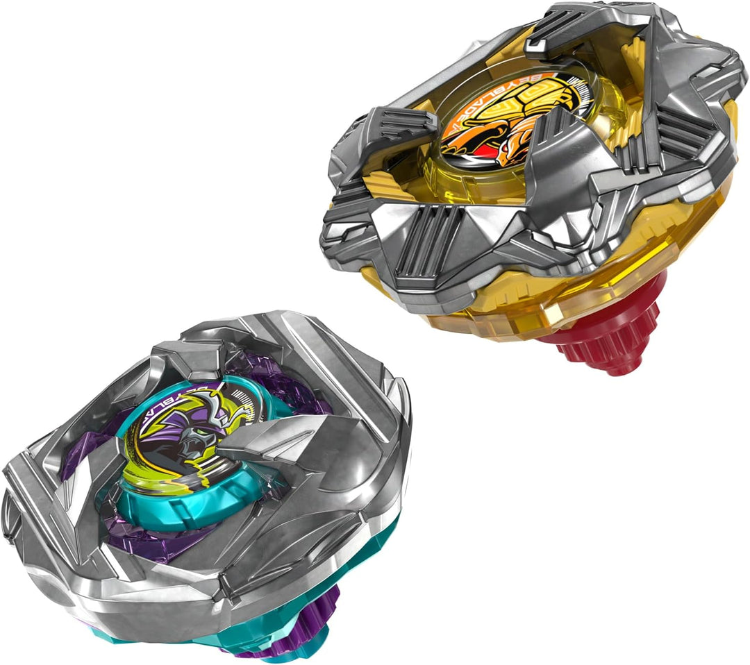 Beyblade X, Pack Doble Calibur Samurai 6-70M Bx y Obsidian Shell 3-85S Bx