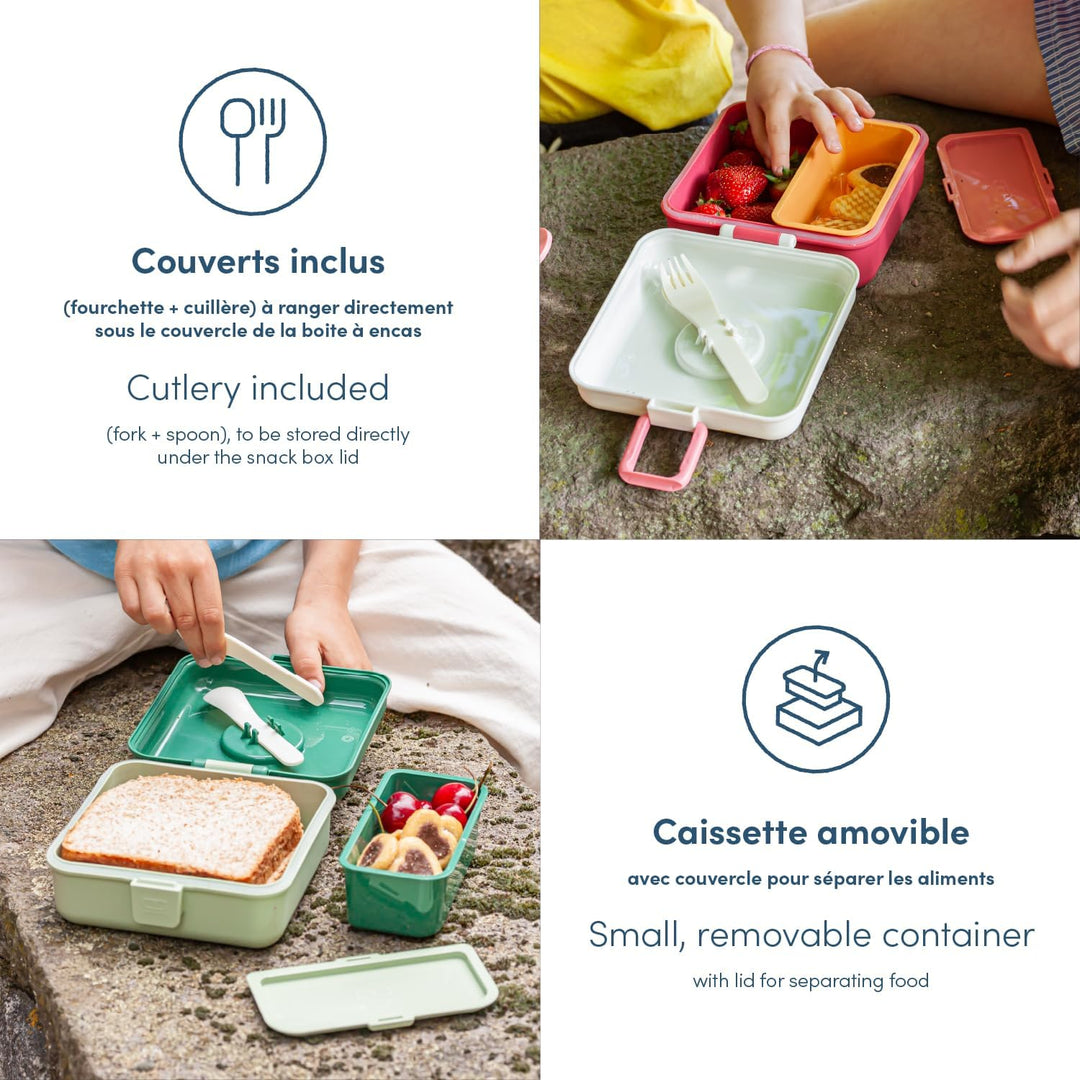 Caja Snacky Monbento Pink Blush