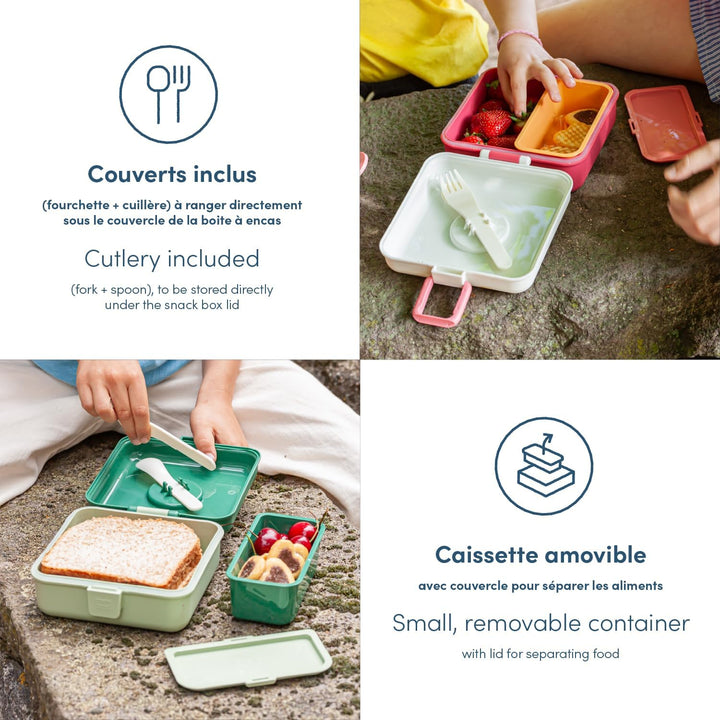 Caja Snacky Monbento Pink Blush