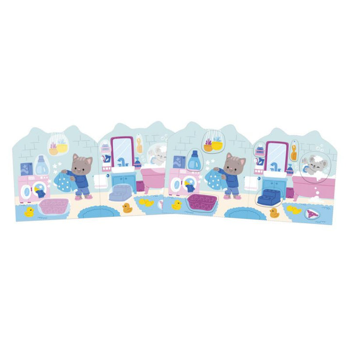 Cuaderno de pegatinas - La casa