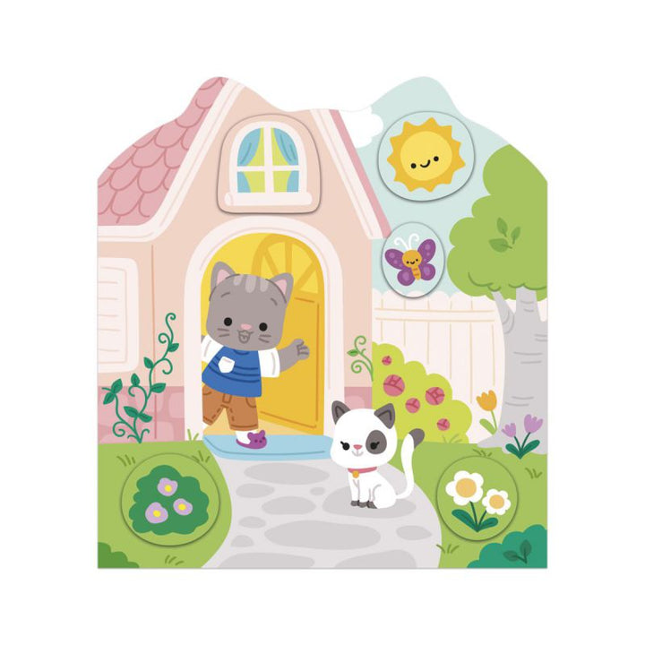 Cuaderno de pegatinas - La casa
