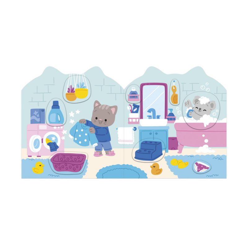 Cuaderno de pegatinas - La casa