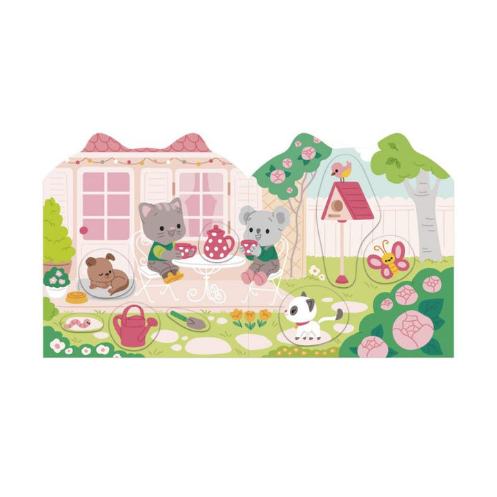 Cuaderno de pegatinas - La casa