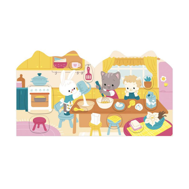 Cuaderno de pegatinas - La casa
