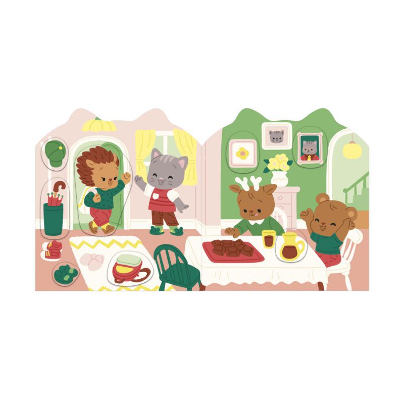 Cuaderno de pegatinas - La casa