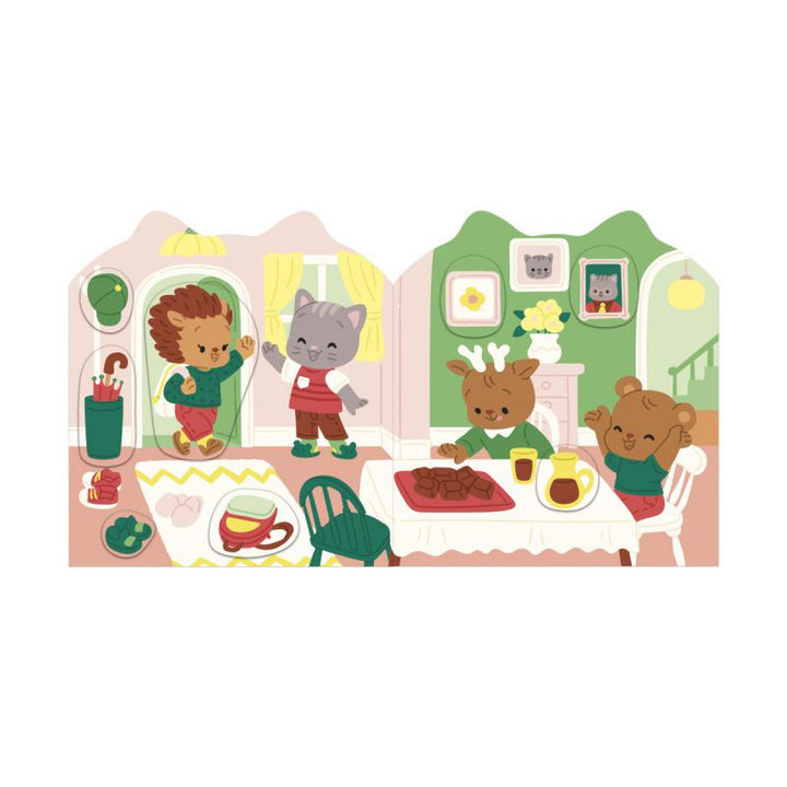 Cuaderno de pegatinas - La casa