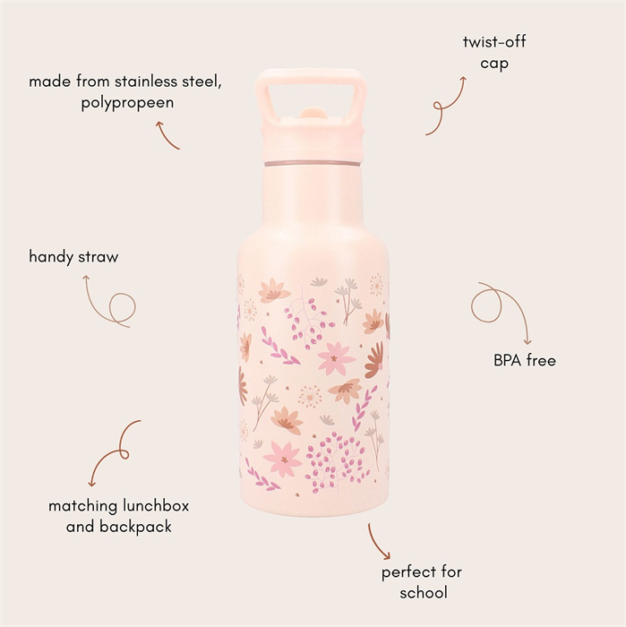 Botella 350 ml Enchanted Memories - rosa