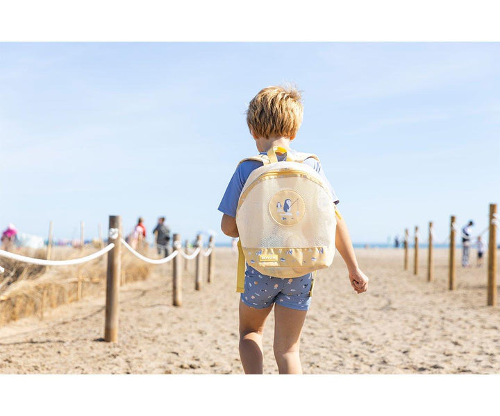 Mochila Infantil Antiarena Crab Coral
