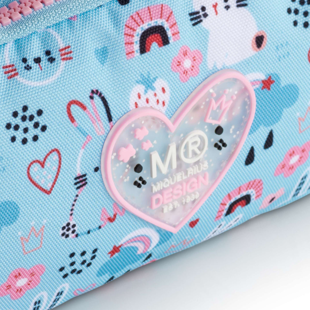 Portatodo Doble Organizador Recicl. Bunny Bliss