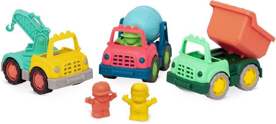 Happy Cruisers 3 camiones construcción