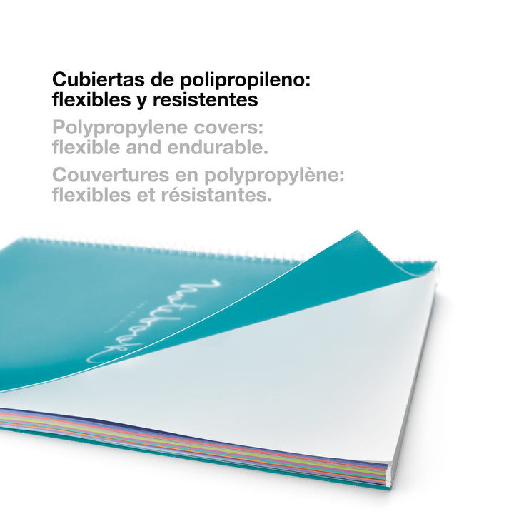 Cuaderno NB8 A4 160 CLA 90G PP Emotion Turquesa