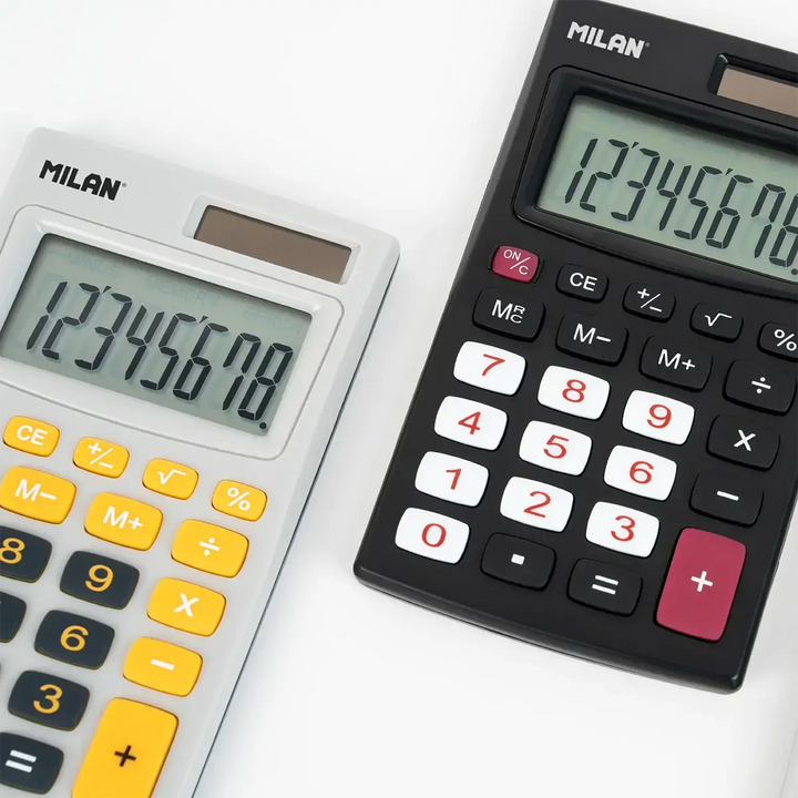 Calculadora Milan Negro C / Funda 8 Digitos