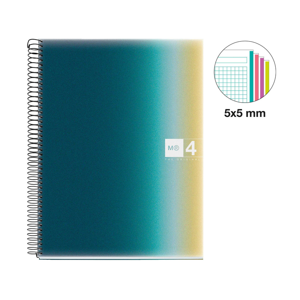Cuaderno Tapa Blanda A4 Cuadrícula 120 Hojas Miquelrius Aurora Iceland