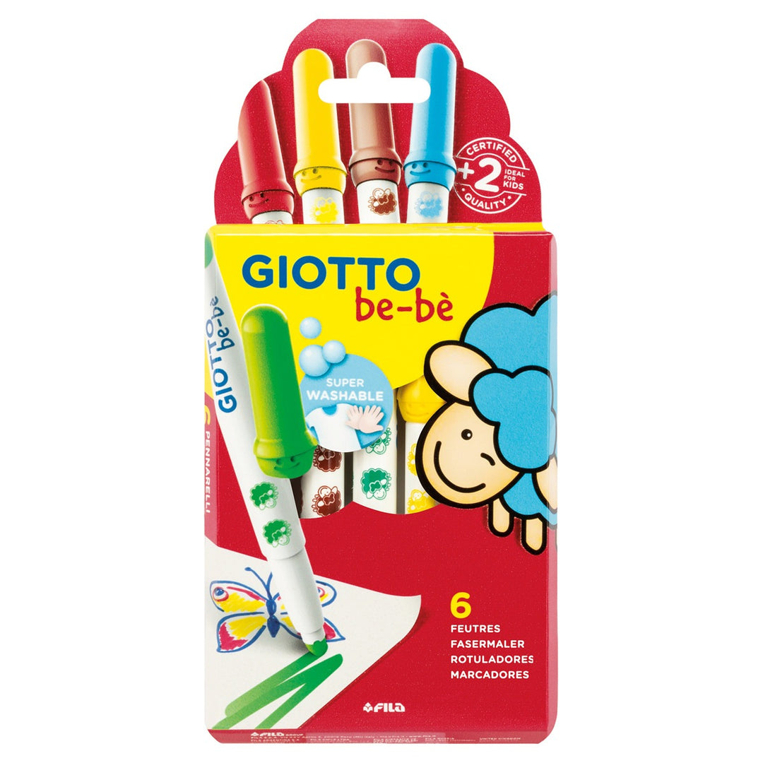 6 rotuladores Giotto Bebe