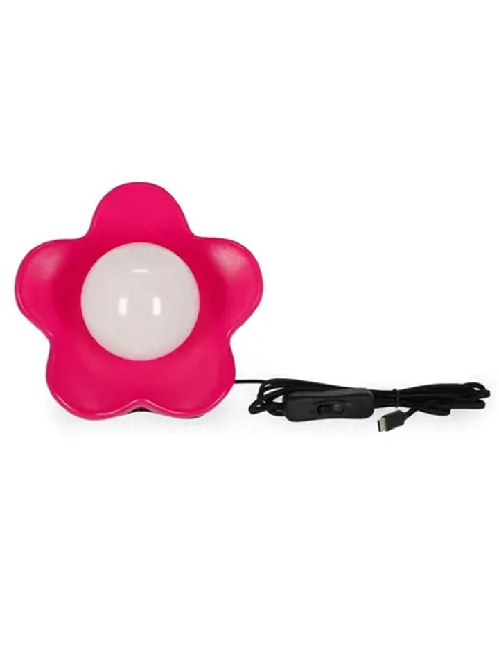 Lámpara de mesa LED Flower Power cerámica rosa