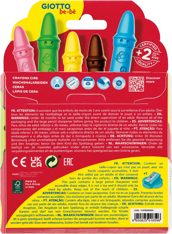 Caja 10 Súper Ceras + Sacapuntas
